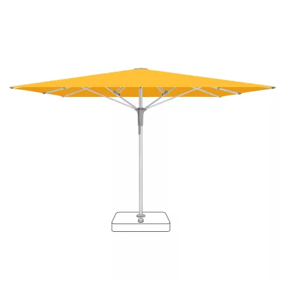Sonnenschirm, Gelb, Schirm mit Ständer, Pergola-ähnlich, Farbakzent