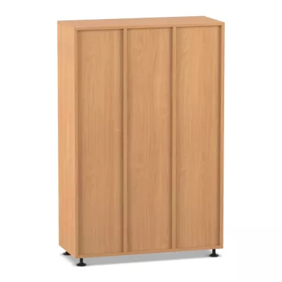 Schrank, Kleiderschrank, Holz, drei Türen, Schrankbeine