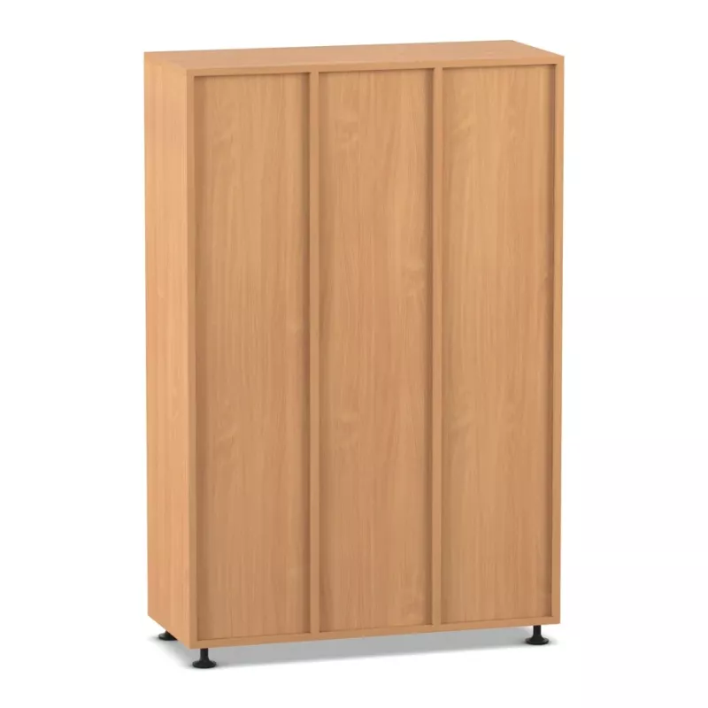 Schrank, Kleiderschrank, Holz, drei Türen, Schrankbeine