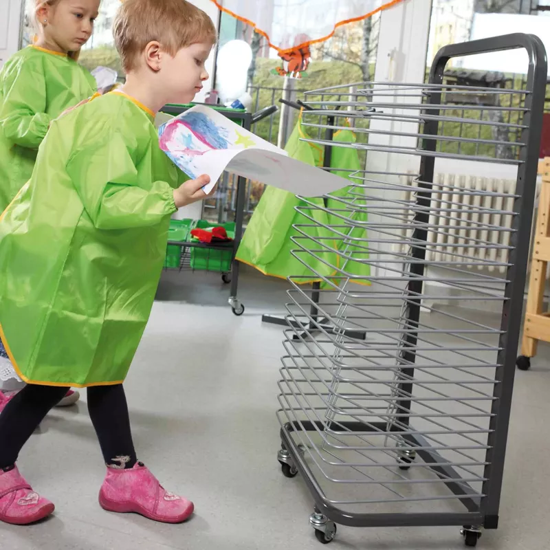 Kinder, Kunst, Roterwagen, Pappe, Malerei
