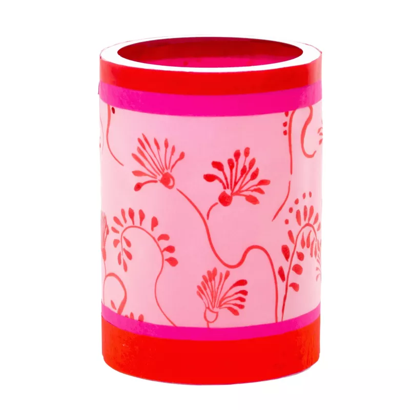 lampshade, pink, floral, décor, transparent?