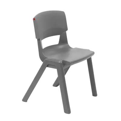 Kinderstuhl, Stuhl, Sitzmöbel, Grau, Kunststoff