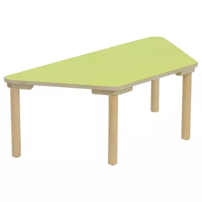 Trapez Tisch, 120 x 60 cm, Höhe: 40 cm