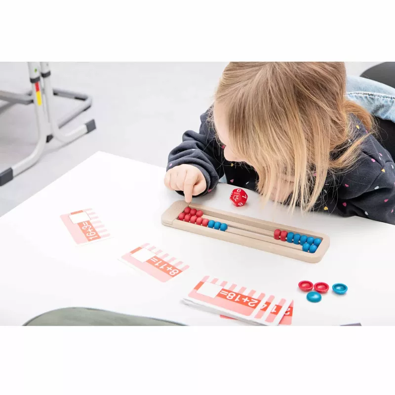 rechnenstab, abakus, lernspiel, kinderspiel, spielkarten