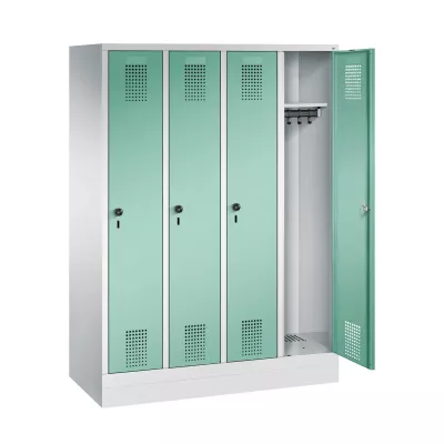 Schließfach, Schrank mit Fächern, Metallgehäuse, Garderobenschrank, Umkleidefach
