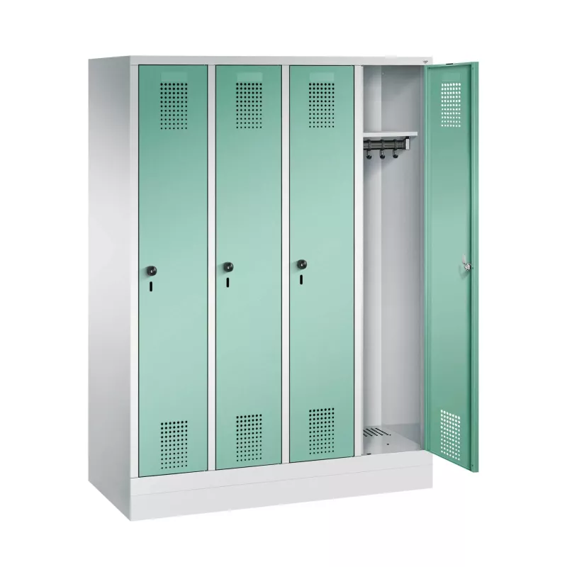 Schließfach, Schrank mit Fächern, Metallgehäuse, Garderobenschrank, Umkleidefach