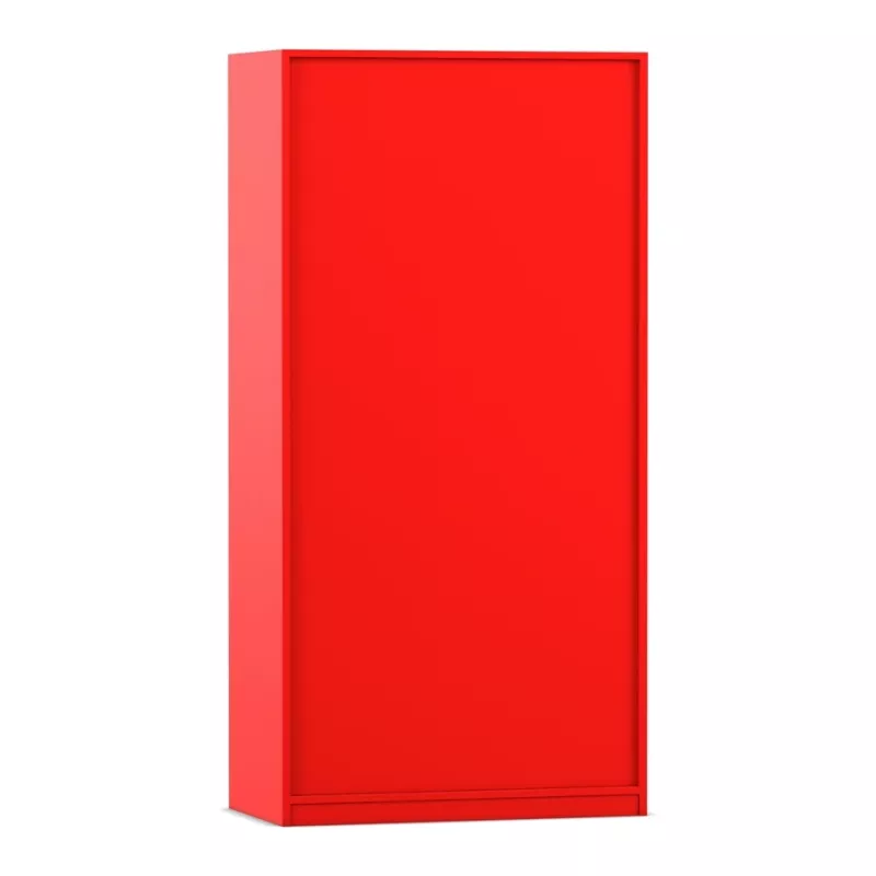 Schrank, Rot, Garderobe, Schranktür, freistehend
