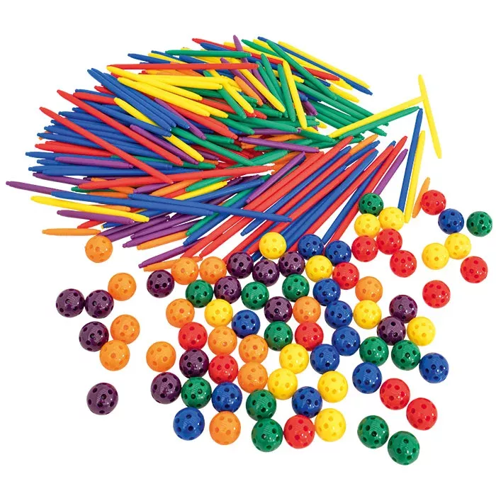 Stifte, Buntstifte, Perlen, Stoff?, Kunst-Set