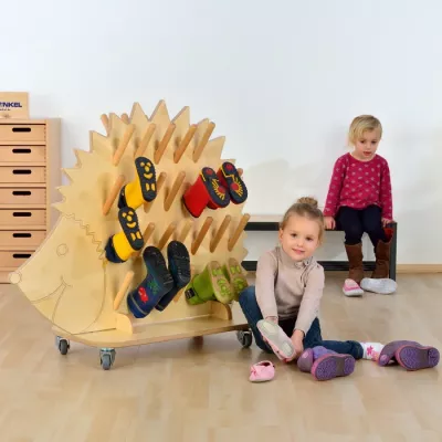 kinder, schuhständer, spielzimmer, holz, schuhpausen
