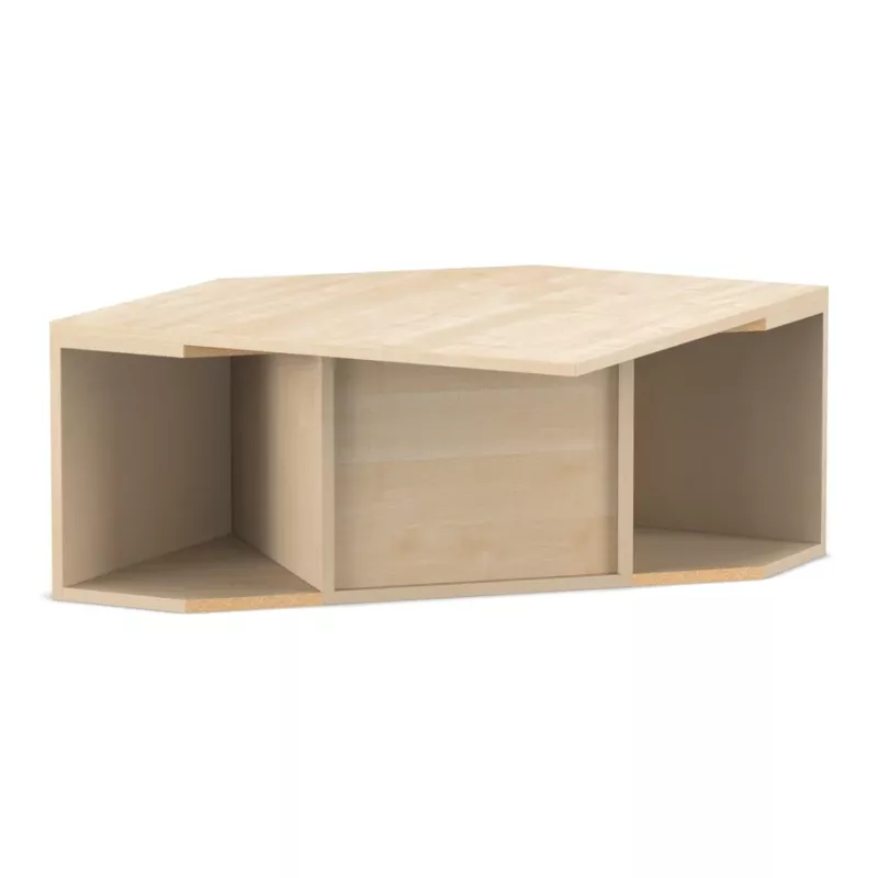 Niedriges Regal?, Couchtisch, Holz, ungebeizt Holz, zwei Fächer