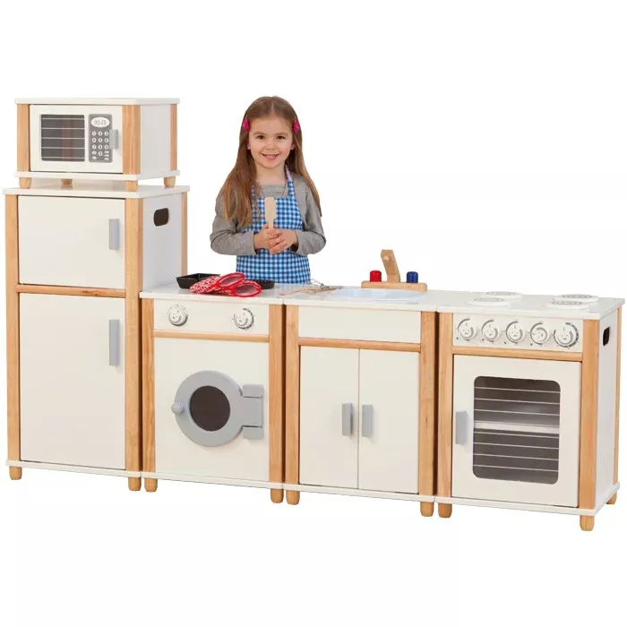 Spielküche, Küche, Holzküche, Kinderspielzeug, Waschmaschine