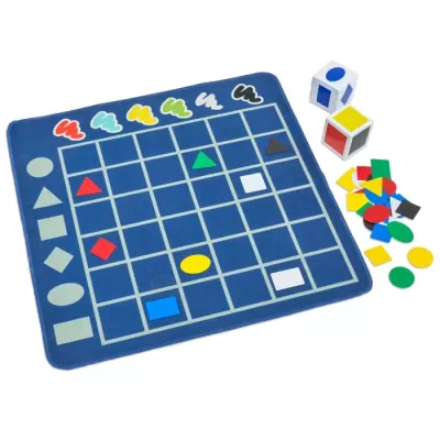Brett, Brettspiel, Puzzle, Kacheln, bunte Formen