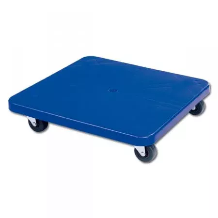 rollende Plattform, Dolly-Wagen, flache Plattform, blaue Plattform, Rollen