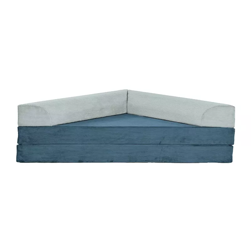 Sofa, Sofa-Lautsprecher, Mehrfaches Kissen, Blau, Sofapolster