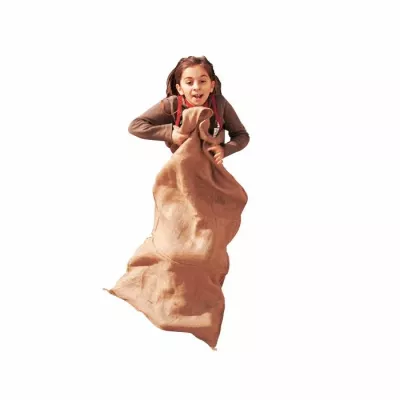 Kuscheldecke, Bettwäsche, Sackdecke, Sandfarben, Kinder