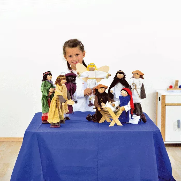 Puppen-Theater, Handpuppen, Puppenspiel, Kinderfigur, Nachtisch?