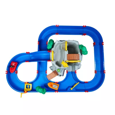 Spielbahn, Rundbahn, Kinderbahn, Klemmbaustein, Spielset