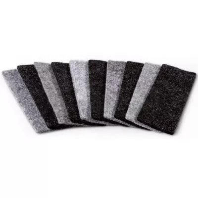 Filzunterlage, Filzpad, Schwarz, Grau, Paketunterlage