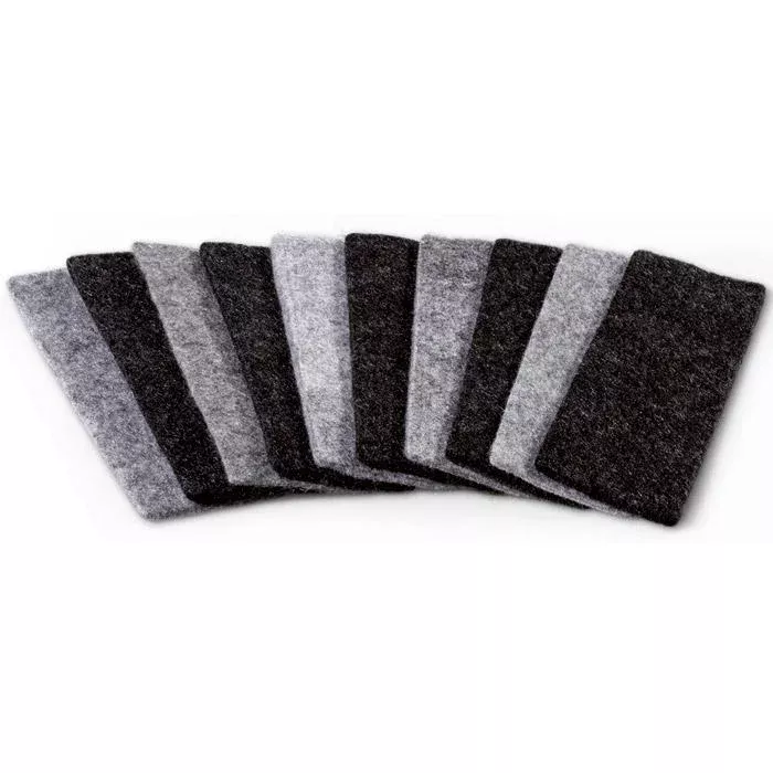 Filzunterlage, Filzpad, Schwarz, Grau, Paketunterlage