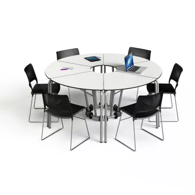 runde tische, möbelset, klapptisch, tisch mit stühlen, industrieller tisch