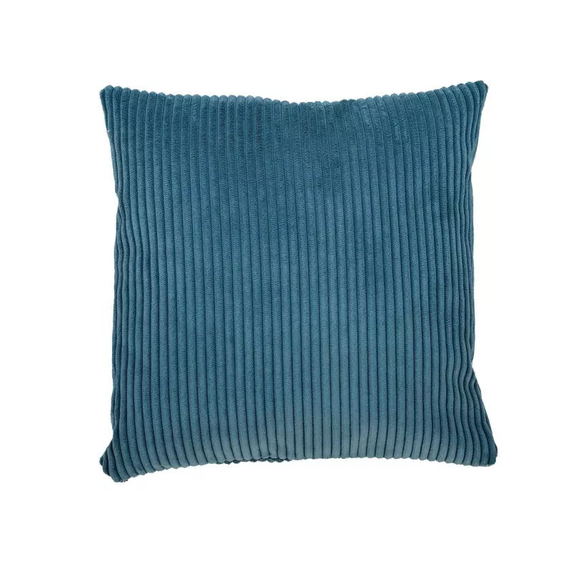 Kissen, Kissenbezug, Corduroy, Rippenmuster, Teal