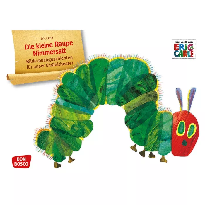 Kinderbuch, Nimmersatt, Puppe, Grüne Raupe, Geschichte