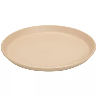 Teller, Beige, Rund, Kunststoff, Platte
