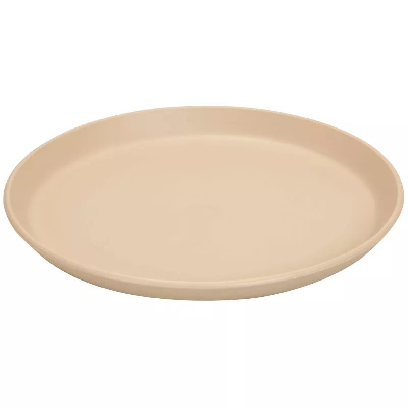 Teller, Beige, Rund, Kunststoff, Platte