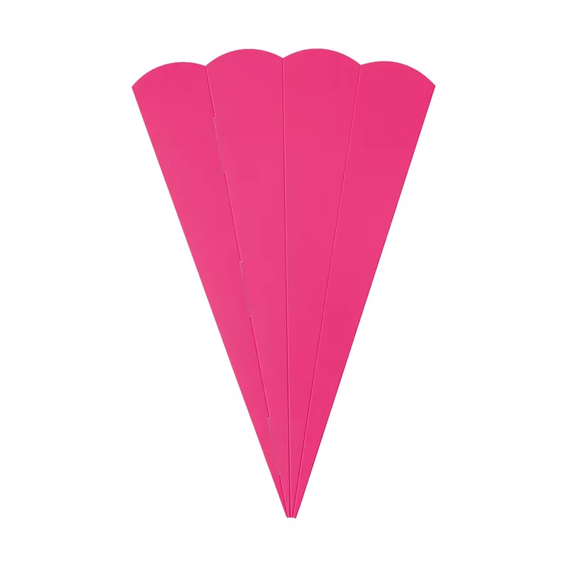 Papiertüte, Gebäcktüte, Kegel-Verpackung, Pink, Farbton Pink