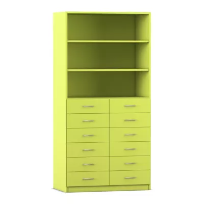 Hängeregister-Schrank, 190 x 94,4 cm, mit Mittelwand