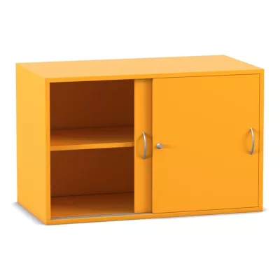 Aufsatz-Schiebetürenschrank, 60,6 x 94,4 cm, mit 1 Boden