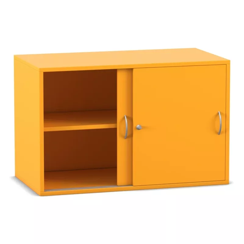 _sideboard_, Schrank, orange, Aufbewahrung, zwei Türen
