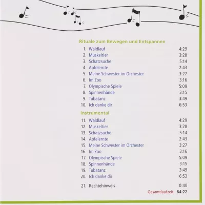 musik, CD, Backcover, Instrumental, Playlist