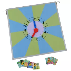 Große Tagesablauf-Uhr