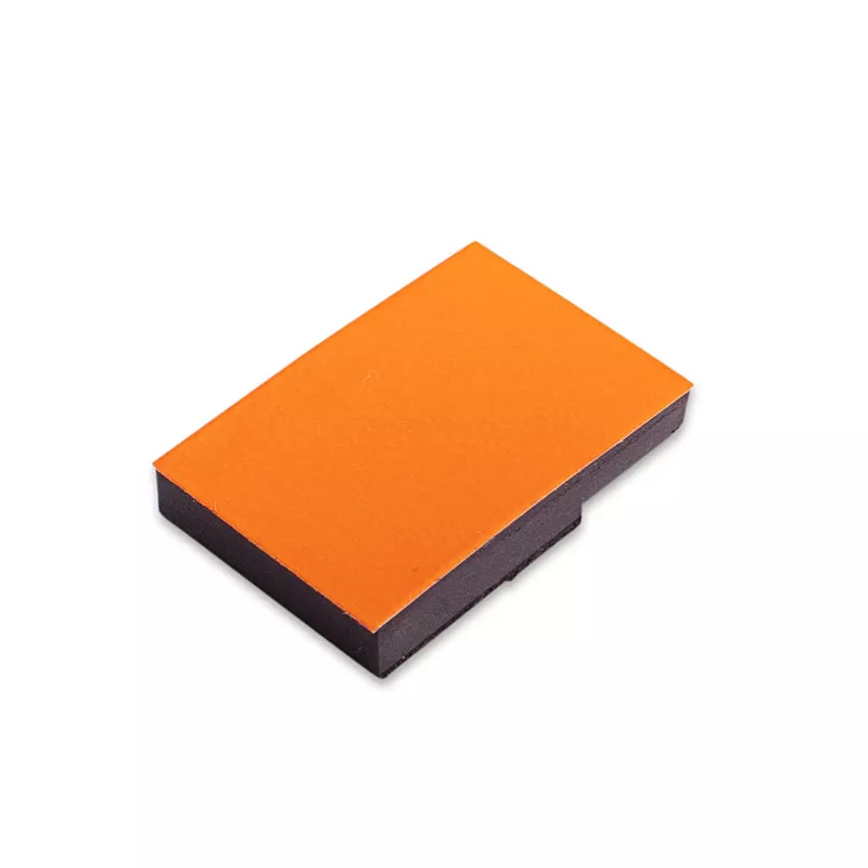 Schwarz-orange Block, Schneidblock, Klebeblock, Kante Schleifblock, Schleifblock orange