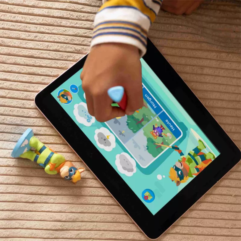 Tablet, Toy, Sticker, Playmat, Mini-figure