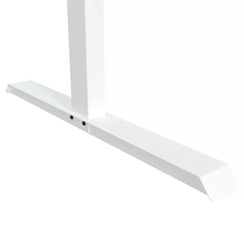 Tischbein, Metall, Weiß, Füße, Gelenklochung