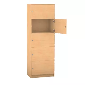 Schließfachschrank, 64,1 cm breit, mit 5 Fächern