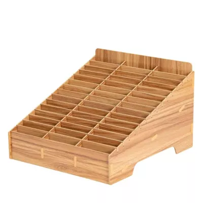 Holzaufsatz, Schubladenorganizer, Besteckhalter, Holzregal, Organizer-Holz