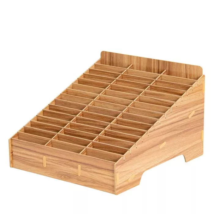 Holzaufsatz, Schubladenorganizer, Besteckhalter, Holzregal, Organizer-Holz