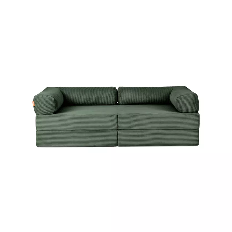 Sofa, Couch, Grün, Dreier-Sofa, Cord-Samt?