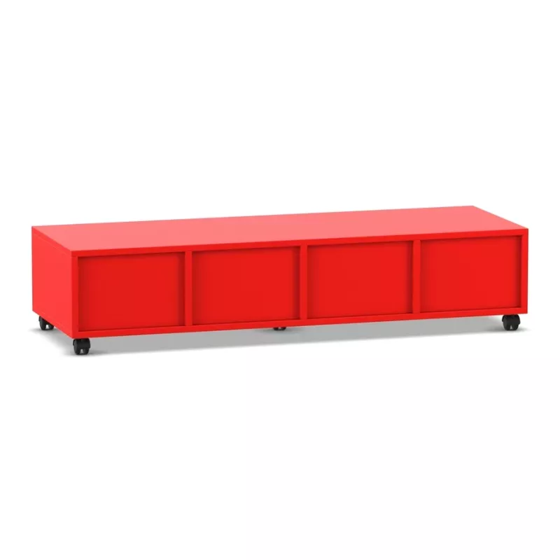 box, schrank, aufbewahrung, rot, rollenbasis