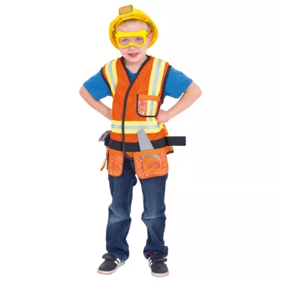 Kinder-Arbeitsweste, Sicherheitsweste, Reflektierend, Helm, Schuhe