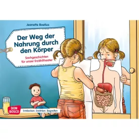 Kamishibai-Bildkarten, Der Weg der Nahrung durch den Körper