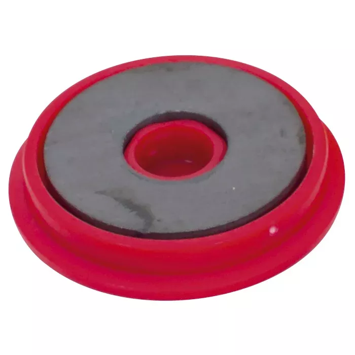 gummi-polster, puffer, unterlage, rund, rot