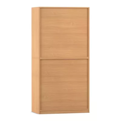 Holzschrank, Schrank, Regal, Freistehend, Zweikammer-Syndd