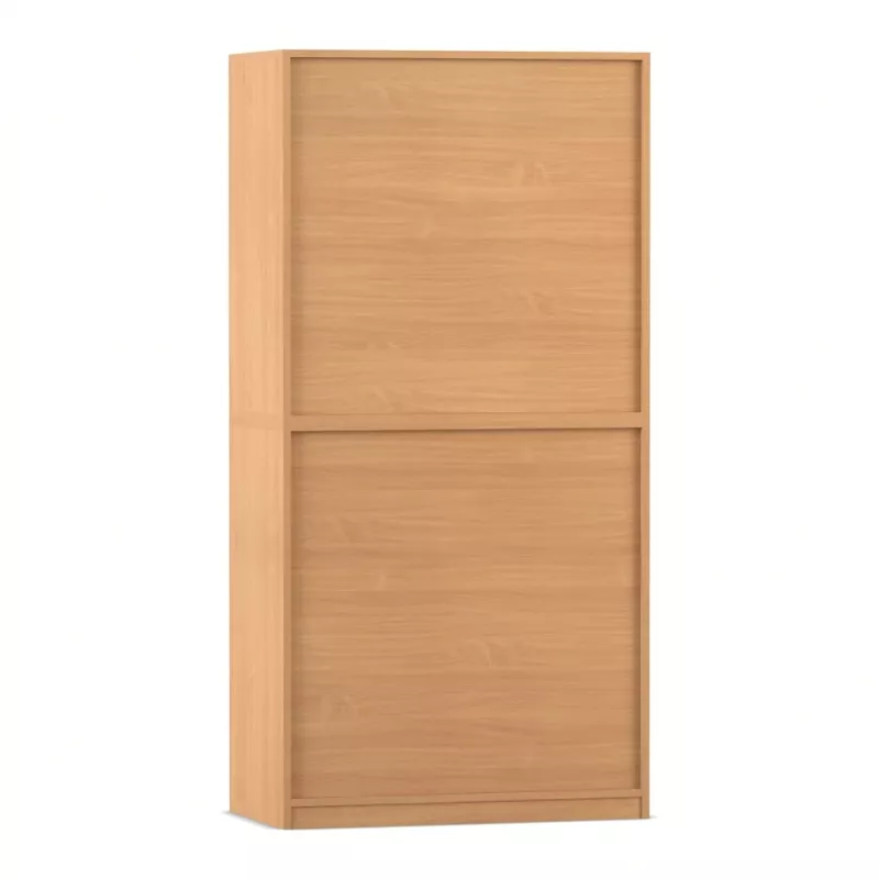 Holzschrank, Schrank, Regal, Freistehend, Zweikammer-Syndd