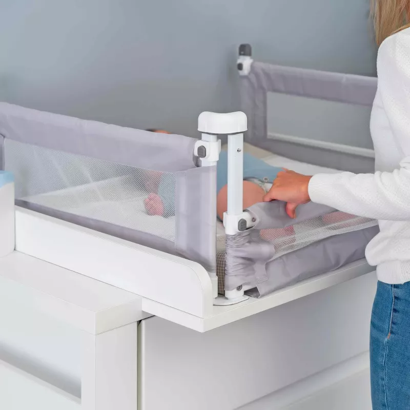 Gitterbett, Schutzgitter, Babybett-Seitenschutz, Gitterseitenschutz, Mesh-Gitter