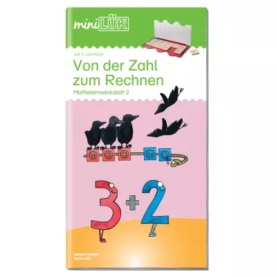 Mathebuch, Kinderbuch, Rechnen, 3+2, Tierillustrationen