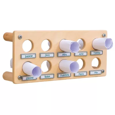 kinder, abgleich, pegboard, namen, brett